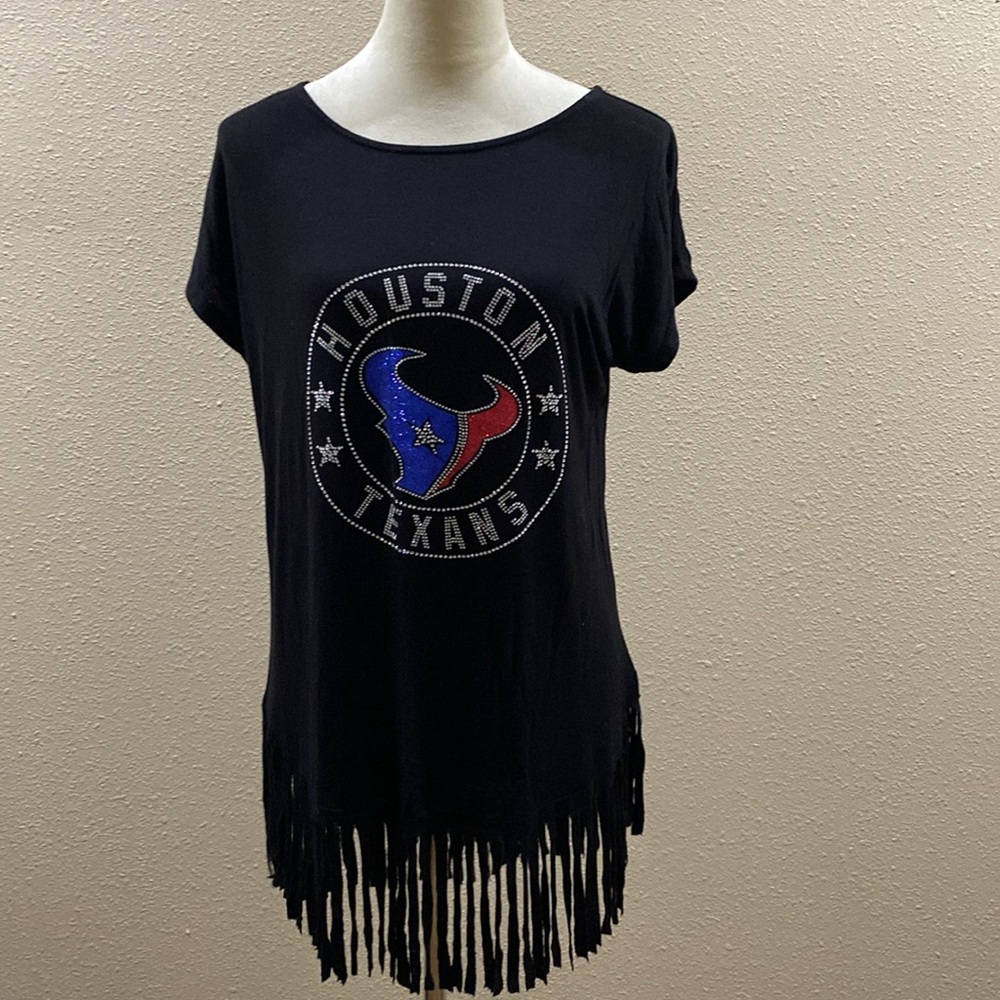 Houston Texans bling shirt. Small, purchased at a boutique in Woodlands.